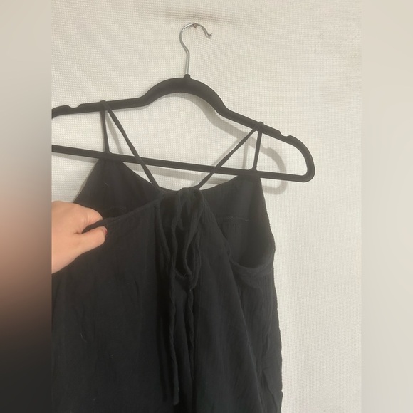 Madewell gauze textured romper with pockets - Picture 3 of 6